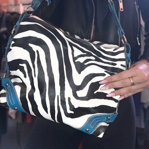 Zebra purse! Early 2000s vibes